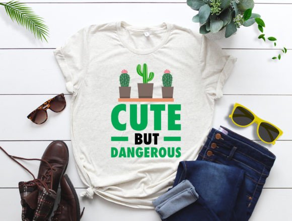 Cactus T-shirt Design Graphic Vector: Print Templates & Graphics