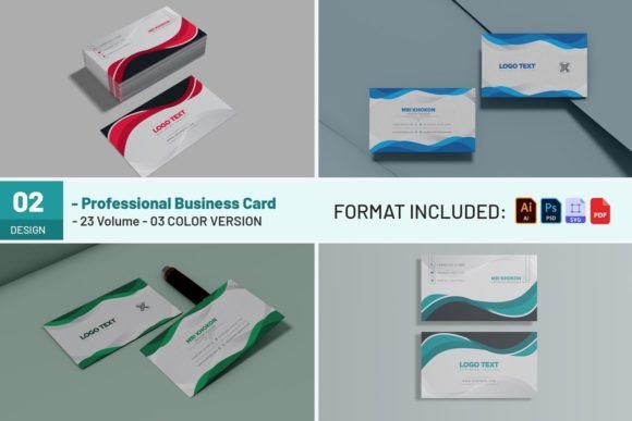 Corporate Business Card Templates: Graphics & Print Templates