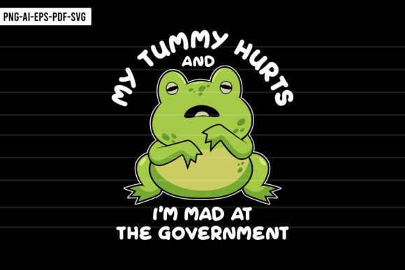 Frog T-Shirt Design: Graphics & Print Templates for Local Branding