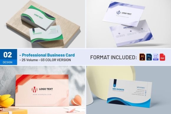 Modern Business Card Templates: Graphics & Print Templates