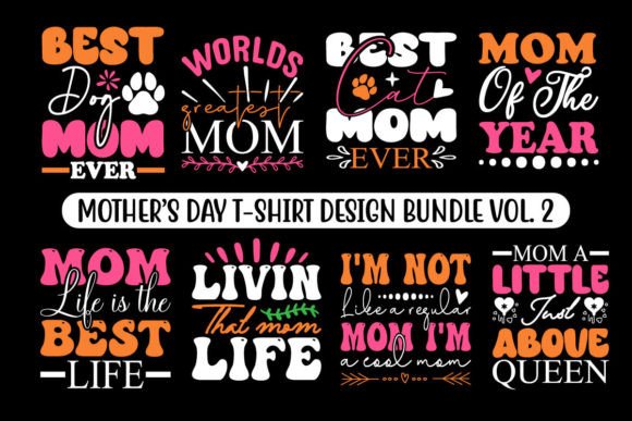 Mother’s Day SVG Bundle: Graphics & Print Templates