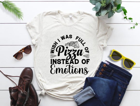 Pizza T-shirt Design Graphic: Print Templates & Graphics