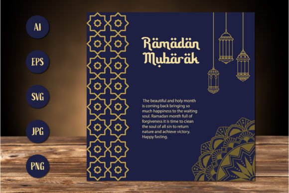 Ramadan Mubarak Greeting Card