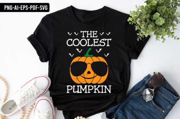 The Coolest Pumpkin Design: Graphics & Print Templates