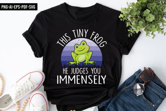 This Tiny Frog He Judges You Immensely Graphics