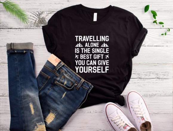 Travel T-shirt Design Graphic: Print Templates & Graphics