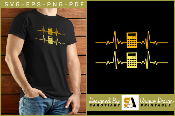 Vintage Heartbeat with Accountant Shirt: Graphics & Crafts Asset Review